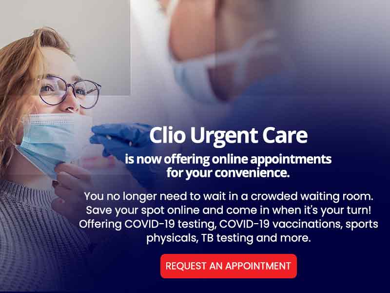 Welcome to Clio Urgent Care and Walk-In Clinic Located in Clio, MI Welcome to Clio Urgent Care and Walk-In Clinic Located in Clio, MI