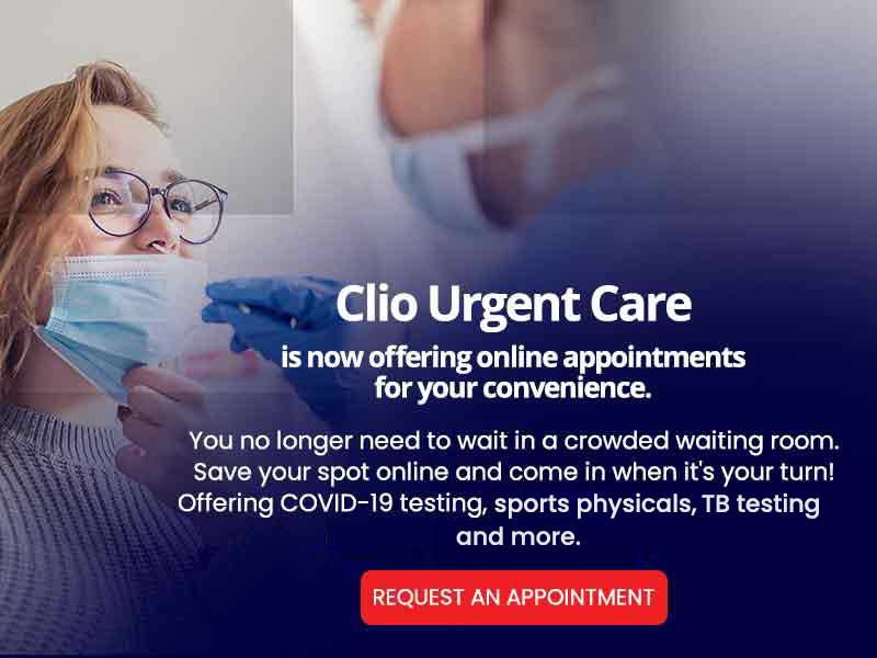 Welcome to Clio Urgent Care and Walk-In Clinic Located in Clio, MI Welcome to Clio Urgent Care and Walk-In Clinic Located in Clio, MI